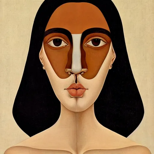 Prompt: a portrait a very ordinary person, by Hayv Kahraman, figurativism, portrait, anatomically correct, beautiful perfect face, sharp focus, Highly Detailed