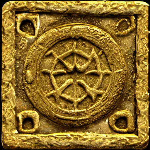 Image similar to ancient medieval coin texture