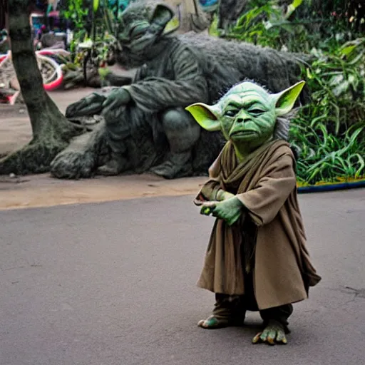 Prompt: yoda in vietnam