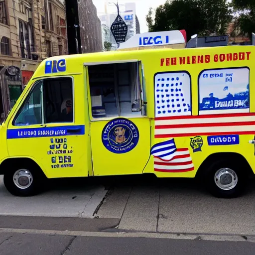 Image similar to FBI Ice Cream van