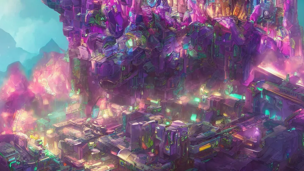 Prompt: bismuth, fantasy artwork, award winning, very very very very very very very beautiful, artstation