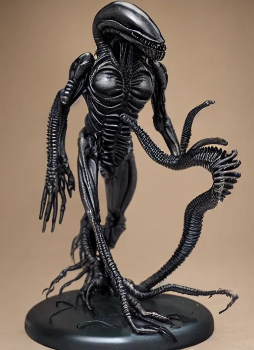 Image similar to 80mm resin detailed miniature of a Xenomorph from Alien(1980), Product Introduction Photos, 4K, Full body,