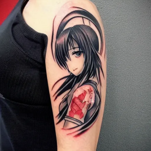 Image similar to anime tattoo