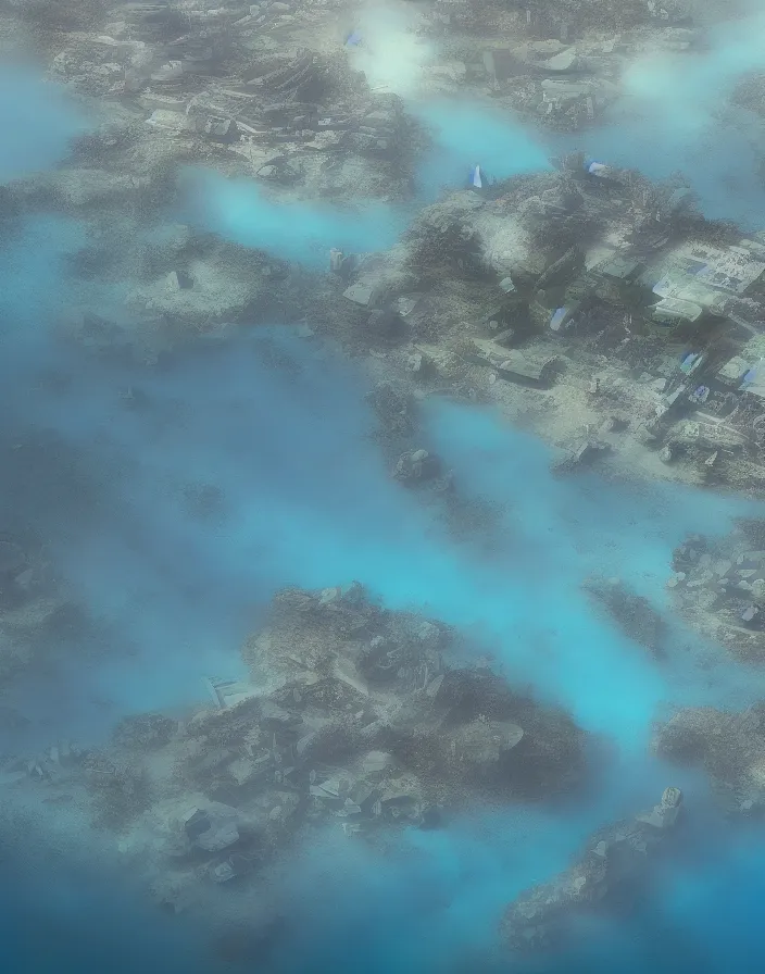 Prompt: landscape underwater utopian city on the ocean floor, 8k, hyper realism.