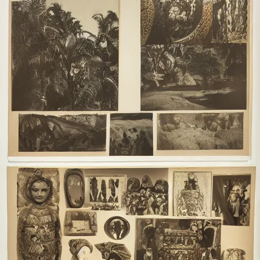 Image similar to an offset photography of an object on display, three colors, ( anthropology of wonder ), ( ( exotic artifacts ) ), bauhause, ( tropicalism ), ( colonial expedition ), exhibition, 6 0 s style, 1 2 0 0 dpi