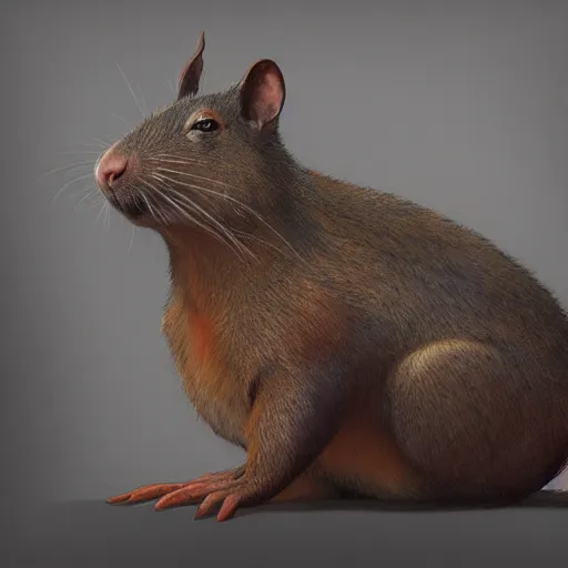 Prompt: agouti digital art in the style of greg rutkowski and craig mullins, 4 k