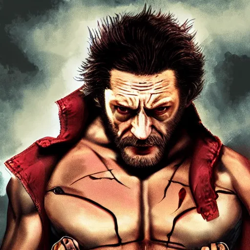 Image similar to tom hardy as wolverine from x - men digital art 4 k detailed super realistic