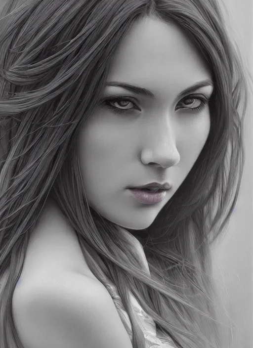 Image similar to photo of a gorgeous young woman in the style of stefan kostic, realistic, sharp focus, 8k high definition, insanely detailed, intricate, elegant, art by stanley lau and artgerm