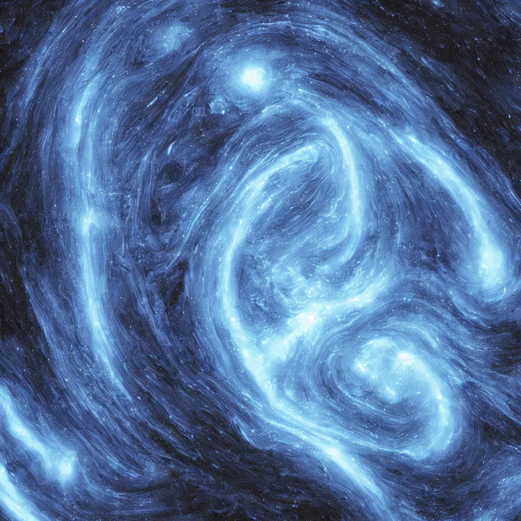 Prompt: gravitational galactic maelstrom, blue fire, vray, highly detailed