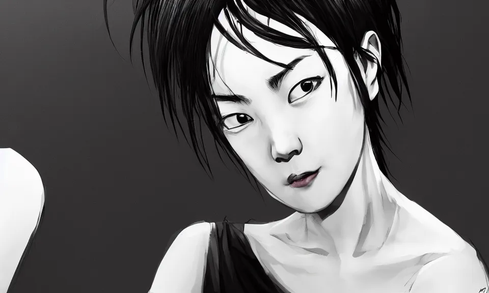 Prompt: Faye Wong, trending on artstation and deviantart