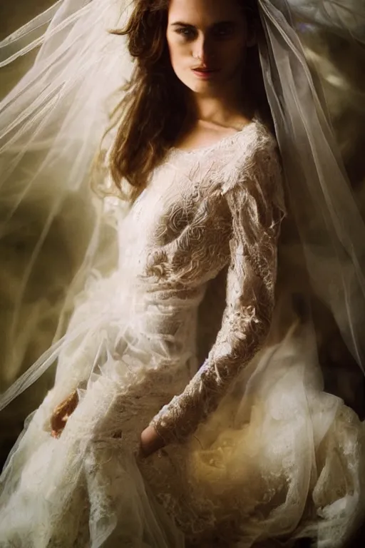 Awe-Inspiring Ethereal Lace Veil