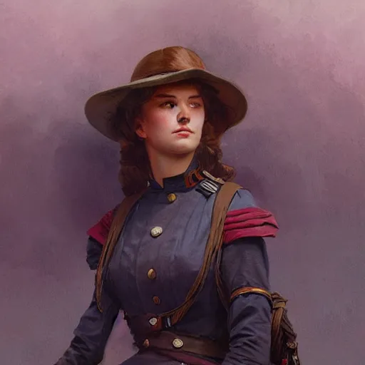 Image similar to the women of the american civil war. highly detailed, digital painting, artstation, concept art, smooth, sharp focus, illustration, art by artgerm and greg rutkowski and alphonse mucha and loish and wlop