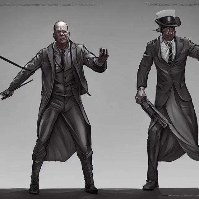 Prompt: bank rubbery, where is my money, blackmail, gun to head,, upper body, blockbuster, killer, extremely detailed digital painting trending artstation concept art sharp focus illustration art, bruce willis