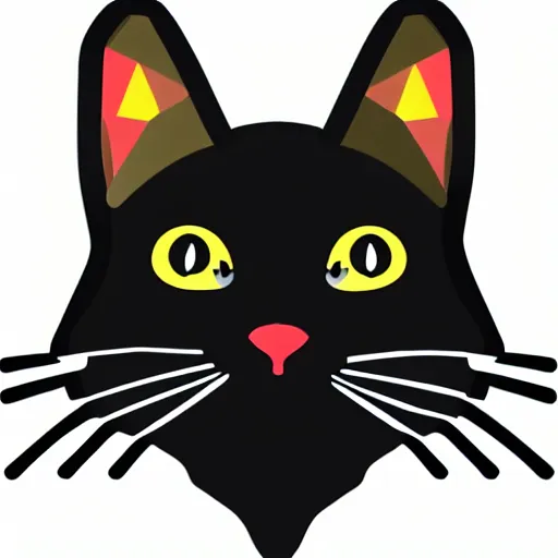 Cat icon  Black cat artwork, Cat icon, Cute sketches