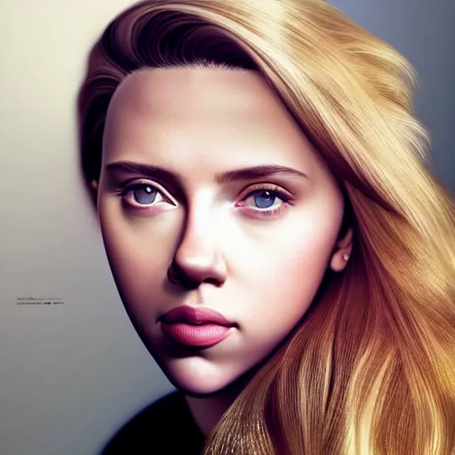 Prompt: intricate beautiful hyperreal portrait of a young scarlett johansson,, hair in a ponytail, smiling softly, casual clothes, relaxing on the couch, home interior, golden hour, close up shot, 8 k, art by irakli nadar, hyperrealism, hyperdetailed, ultra realistic