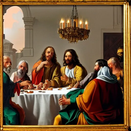 a baroque painting of jesus playing poker | Stable Diffusion | OpenArt