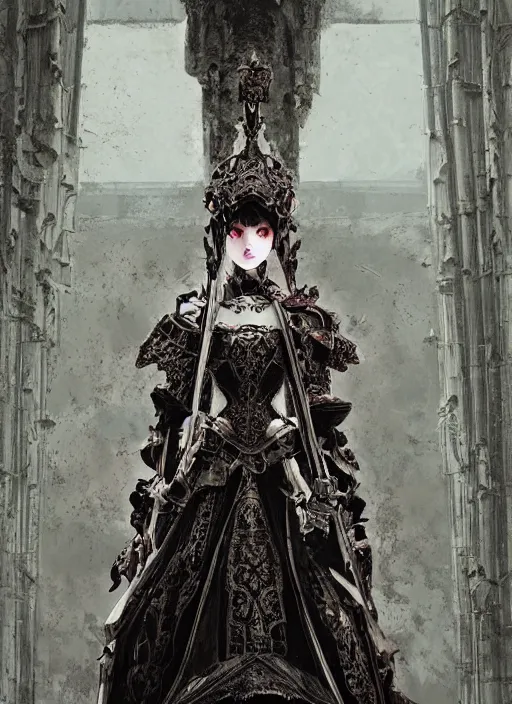 Image similar to imperial princess knight gothic girl. intricate, centered, amazing composition, by ruan jia, by robert hubert, by zhang kechun, illustration