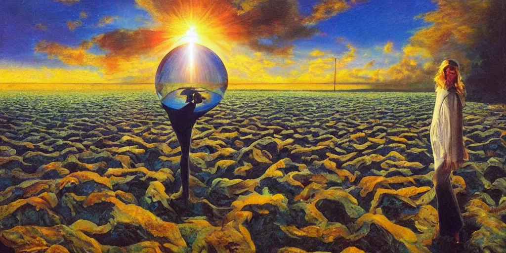 Image similar to sunlight disinfects the soul, surrealism aesthetic