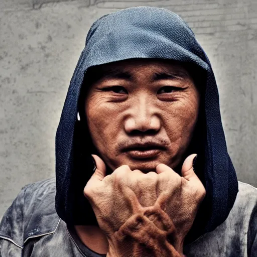 Image similar to gang sign from'javanese gangster ', hyperrealistic art, hood picture of the year, bokeh, reastically