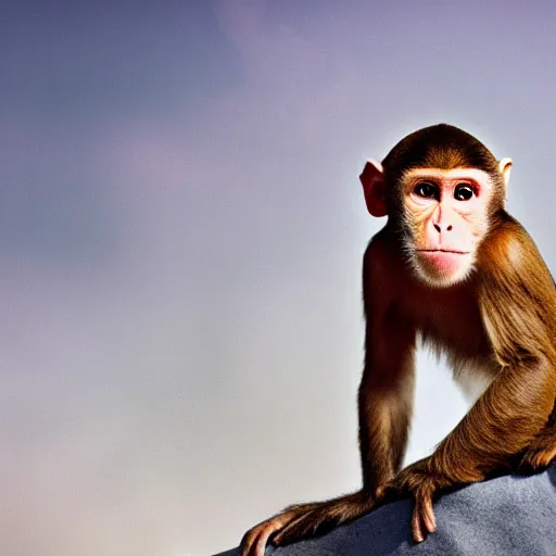 Image similar to a monkey as the president of the united states