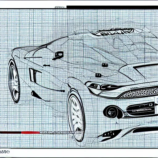 Prompt: schematic of Qadra V-tech, highly detailed, technical drawing, sharpie, lining, 8K