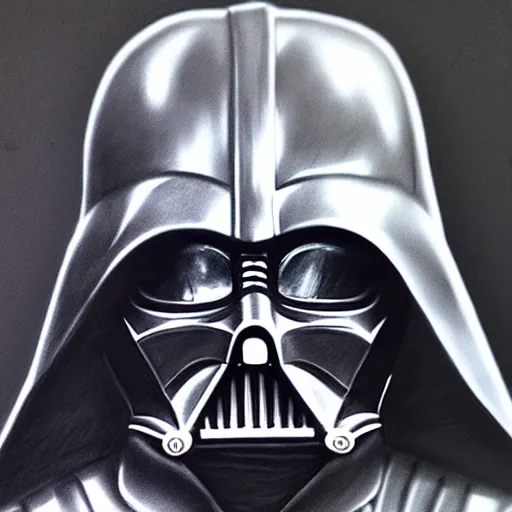 Image similar to Charcoal sketch of Darth Vader, trending, masterpiece, artstation, hyperdetailed