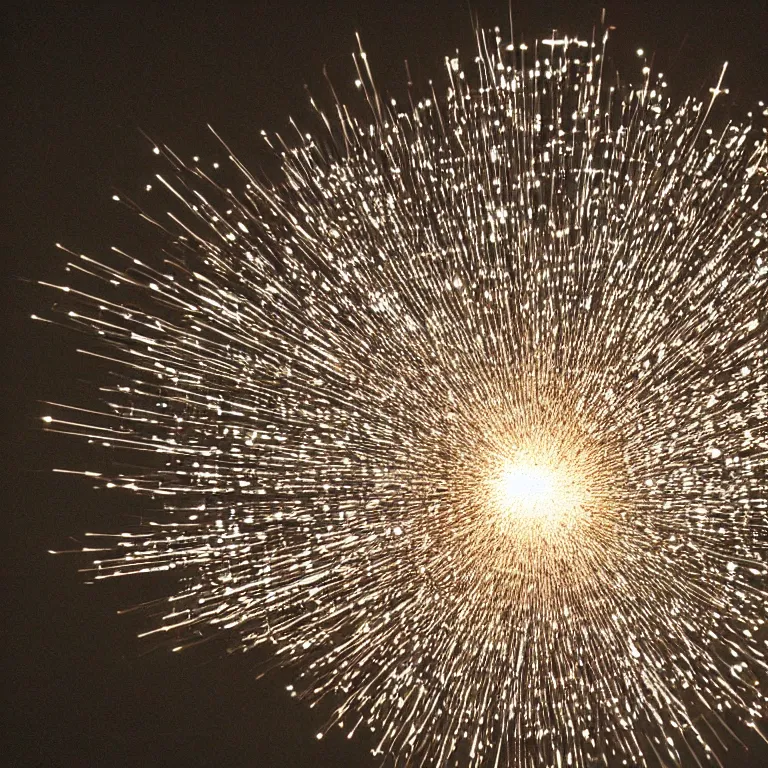 Image similar to a sculpture of a light particle