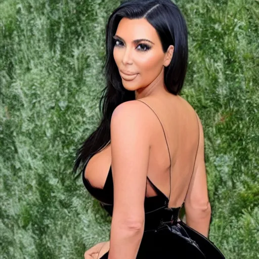 Image similar to kim kardashian from behind