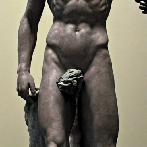 Image similar to david beckham as david of michelangelo