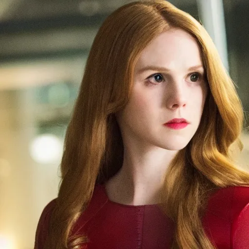 Image similar to Erin Moriarty as Scarlet Witch