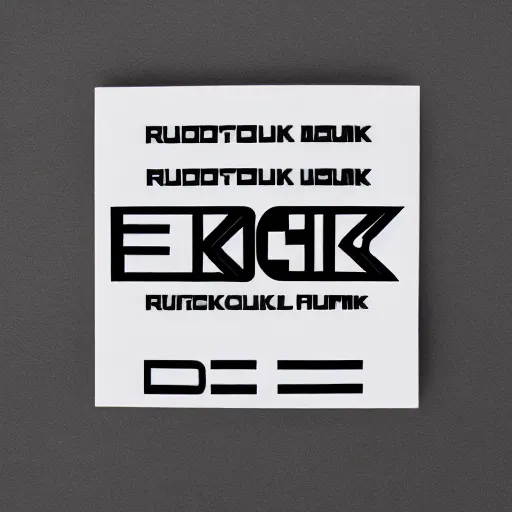 Image similar to black on white graphic design typography stickers in style of david rudnick, eric hu, acid, y 2 k