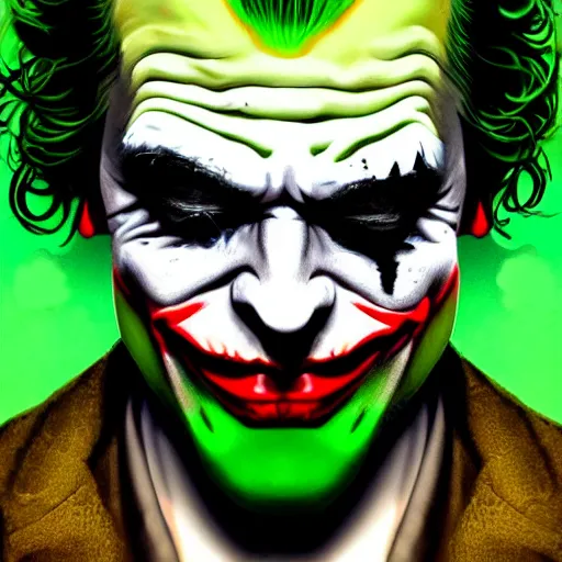 an extremely psychedelic portrait of the joker as | Stable Diffusion ...