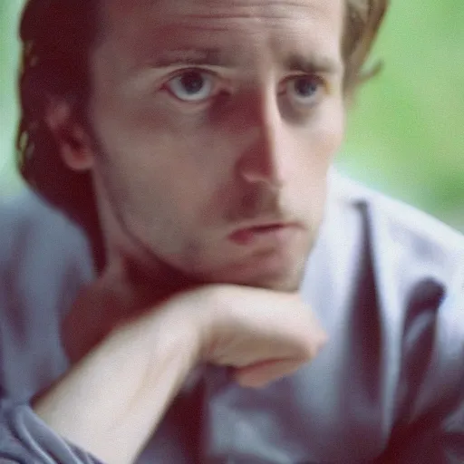 Image similar to color 35mm film still of British actor Kevin Doyle, figure portrait