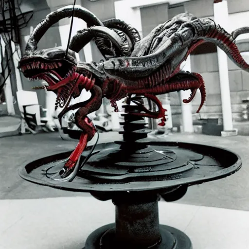 Image similar to the xenomorph merry-go-round