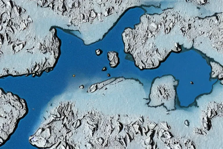 Prompt: advanced atlantean civilization underneath antarctica