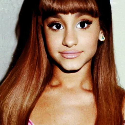 Image similar to ariana grande in 1 9 7 0 s