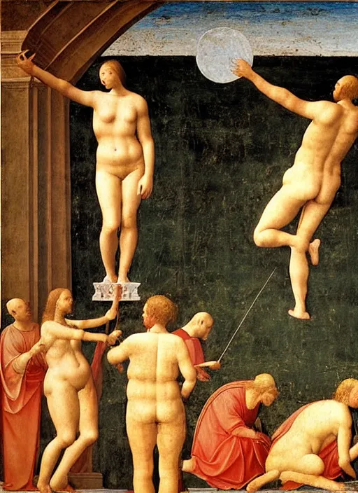 Prompt: renaissance painting of a realistic and precise fire painted, gemetrically precise, painted by piero della francesca, high quality, no blur, 4 k