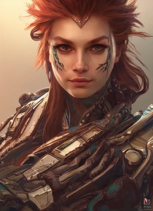 Image similar to asymmetry!! portrait of jupiter alien in the style of horizon zero dawn, machine face, intricate, elegant, highly detailed, digital painting, artstation, concept art, smooth, sharp focus, illustration, art by artgerm and greg rutkowski and alphonse mucha, 8 k