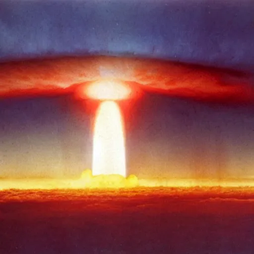 Prompt: first nanosecond of a nuclear explosion