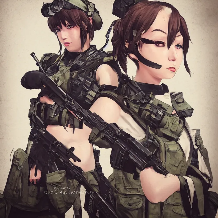 Image similar to portrait photo, highly detailed, high resolution, cosplay photo, stunning, girls frontline style, bokeh soft, 100mm, trending on instagram, by professional photographer, realistic human anatomy, real human faces, realistic military carrier, soldier clothing, modern warfare, in gta5, shot with a canon, low saturation