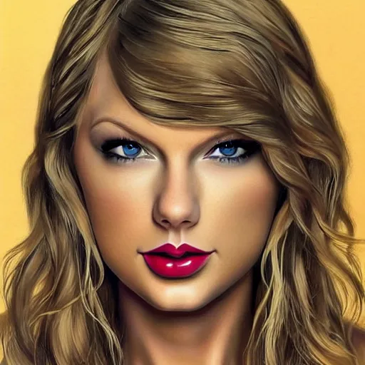 taylor swift portrait, symmetrical features, perfect, | Stable ...