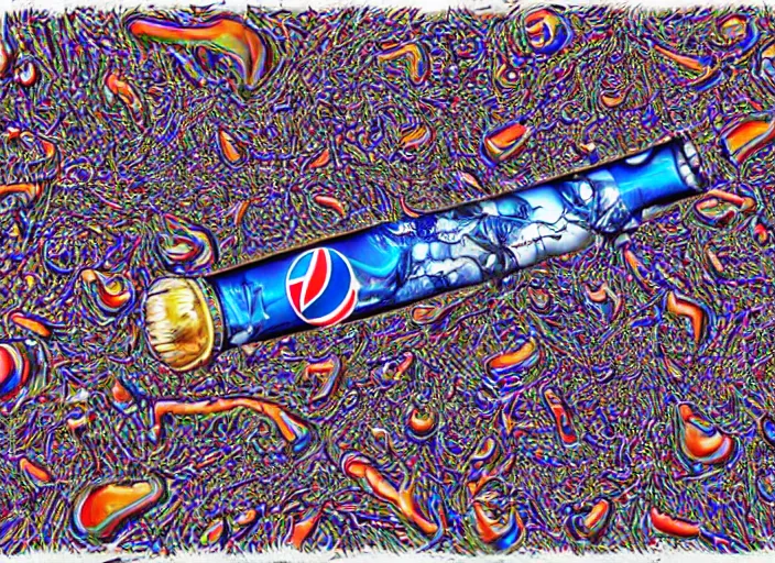 Image similar to pepsi howitzer, deepdream