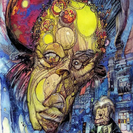 Prompt: Art by Sam Kieth