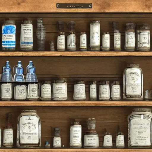 Prompt: A wizard's apothecary, photorealistic, 8k, high detail