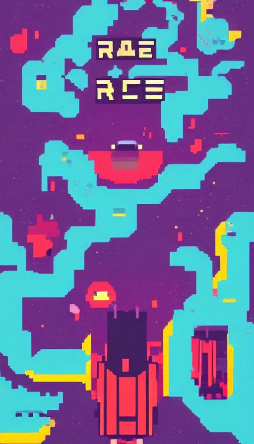 Image similar to rage, by kurzgesagt,