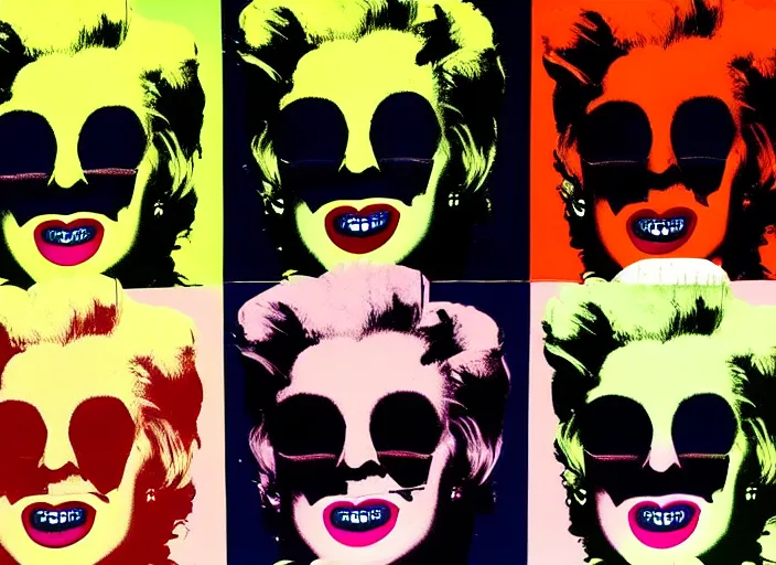 Image similar to designing for delight, by andy warhol