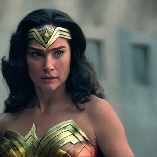 Image similar to Robert de Niro as Wonderwoman, 8k UHD