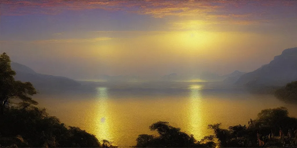 Image similar to the river of light by frederic edwin church,