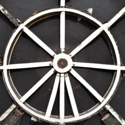 Prompt: symbol of a ship wheel