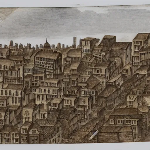 Prompt: a cityscape, settlement, buildings, detailed scenery, bronze age time period —width 672